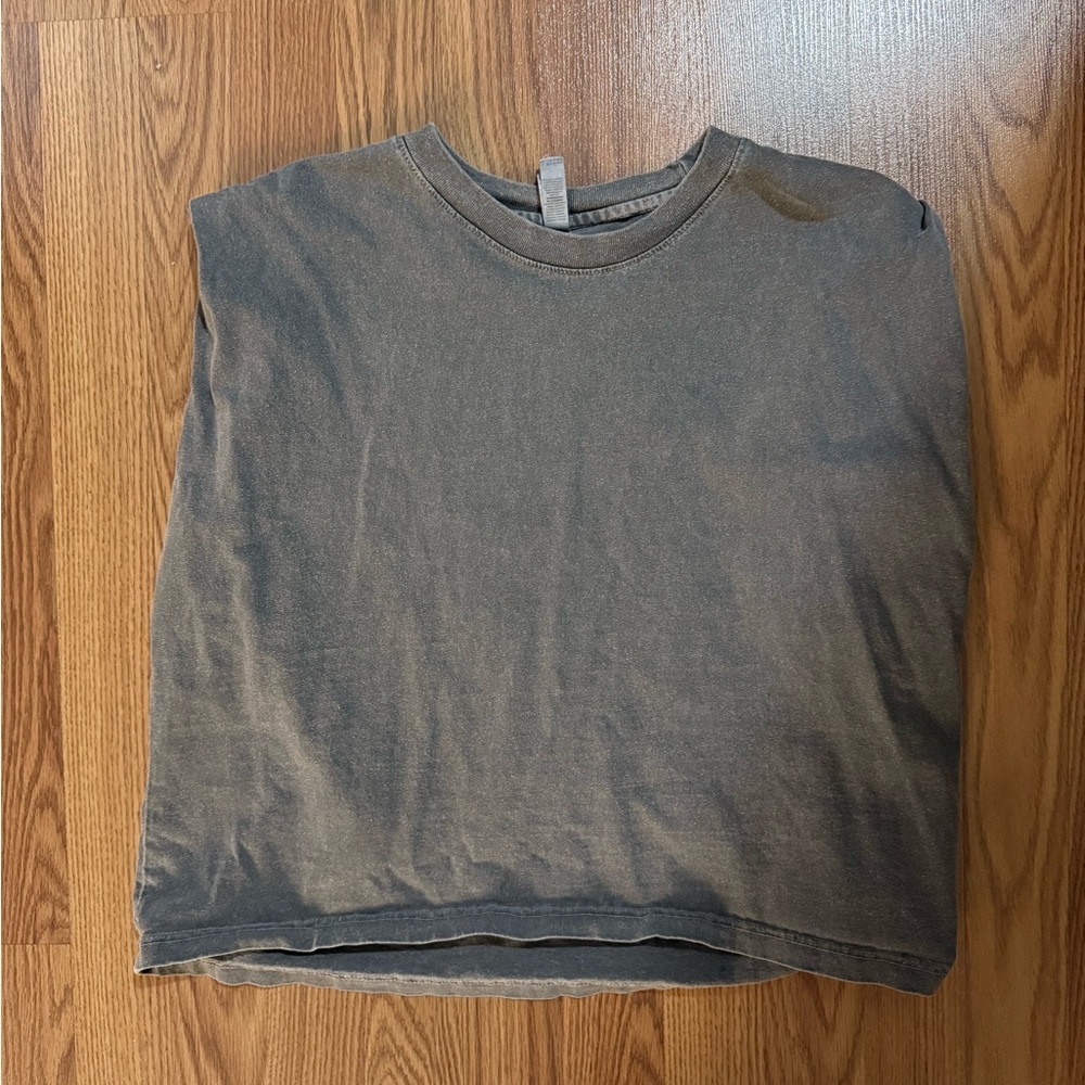 American Apparel Dark Gray Tank Top